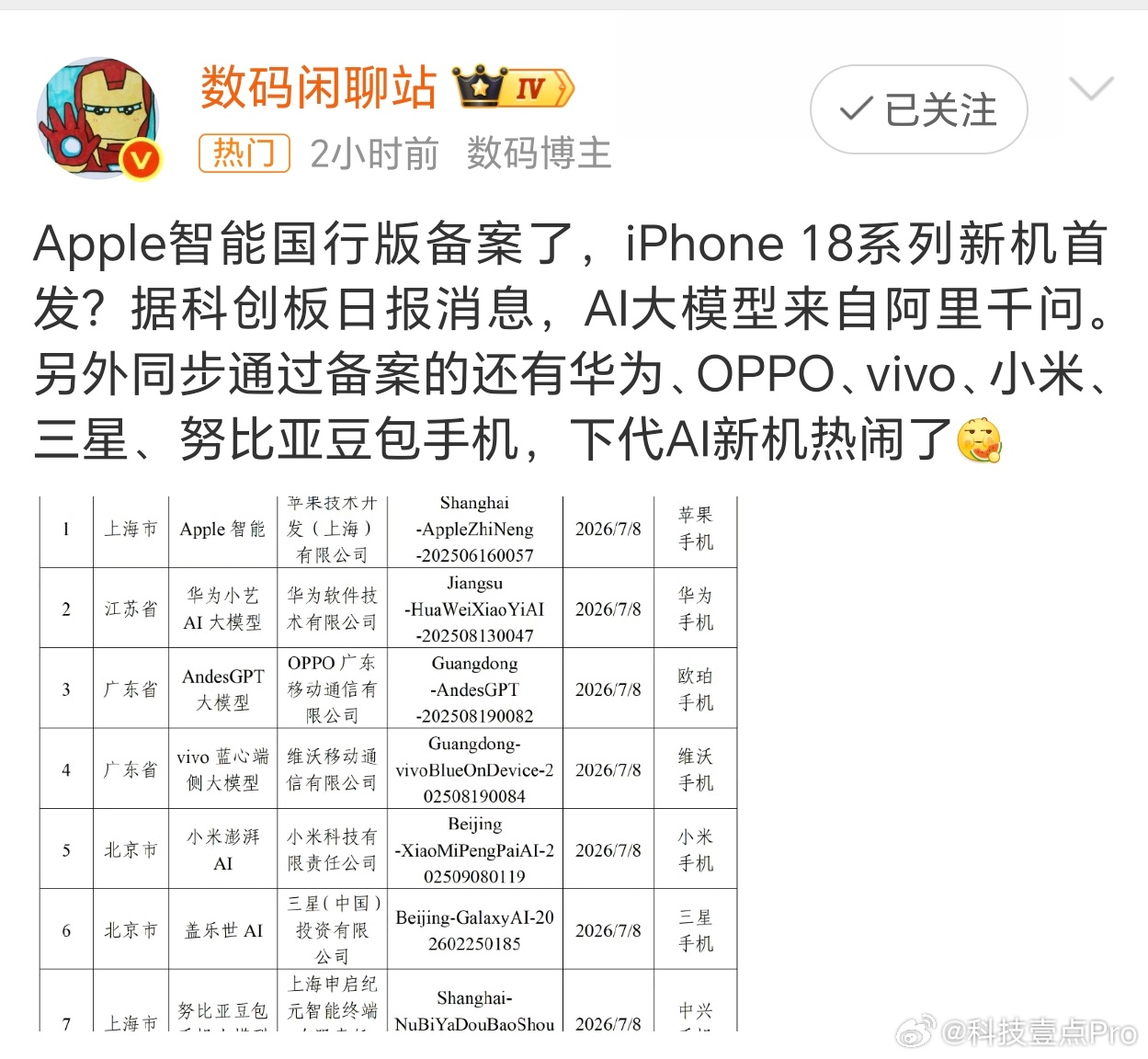 苹果AI 千问iPhone18国行版的AI大模型是和千问合作？有点点出乎意料喔。