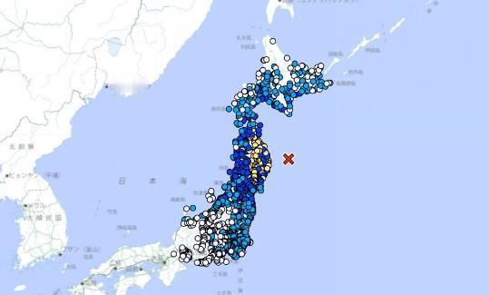快讯！快讯！

今天（20日）下午4点53分，日本本州岛东海岸三陆外海发生了7.