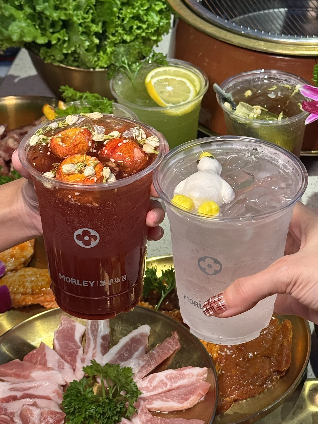 卧槽……烤肉店饮料做这么好喝！疯了！！