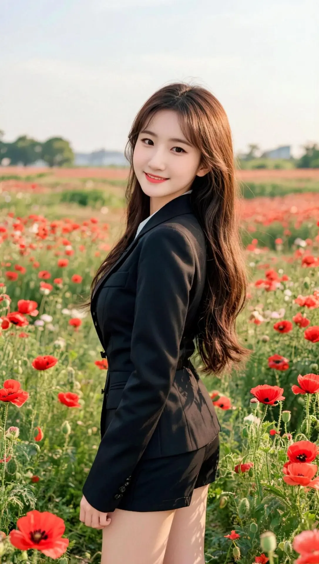 AI花海时尚写真 ai创作