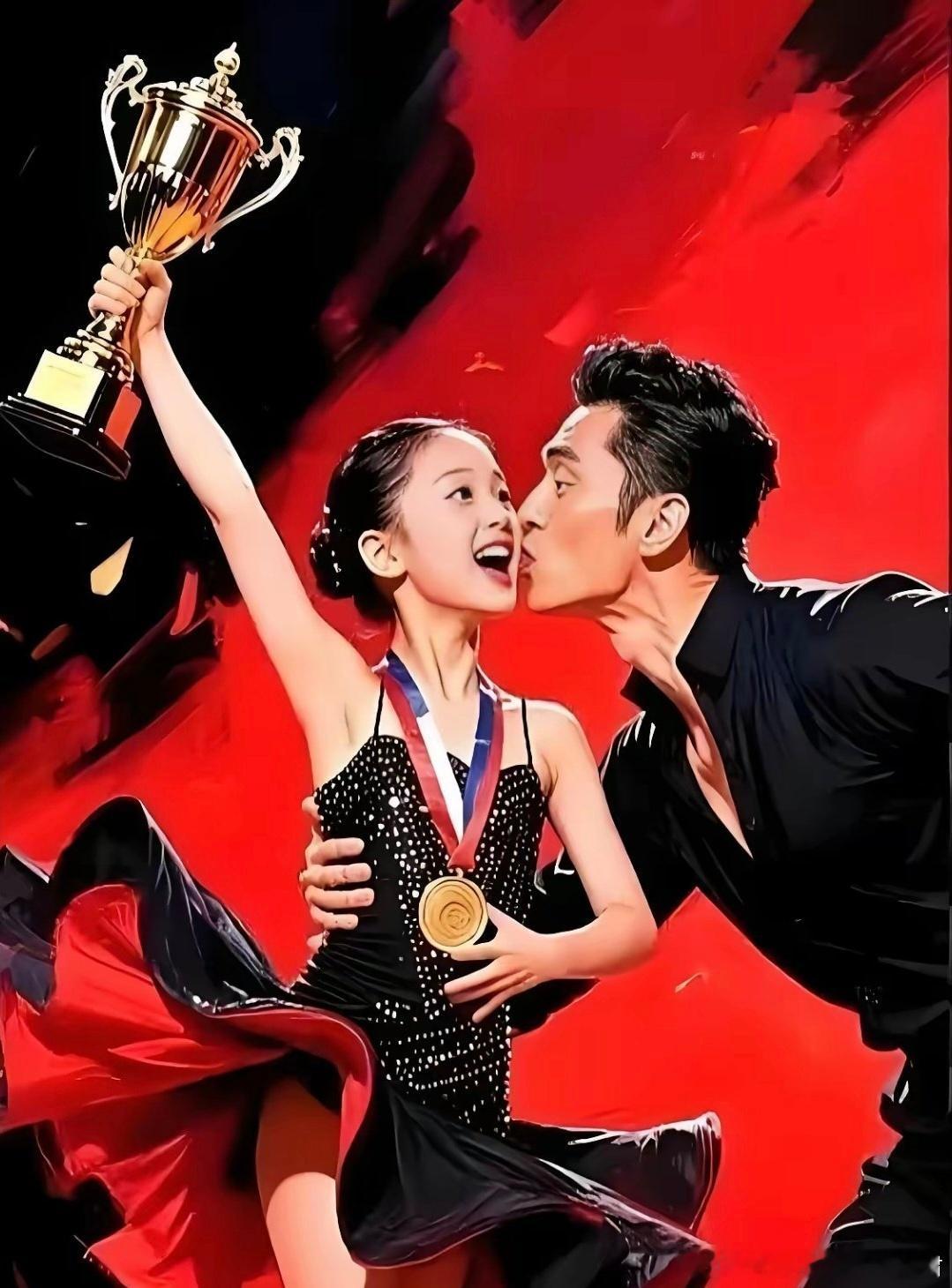 孙俪11岁女儿小花拉丁舞夺冠，舞台上自信飒爽的表现惊艳全网，实力打脸“拉丁舞致早