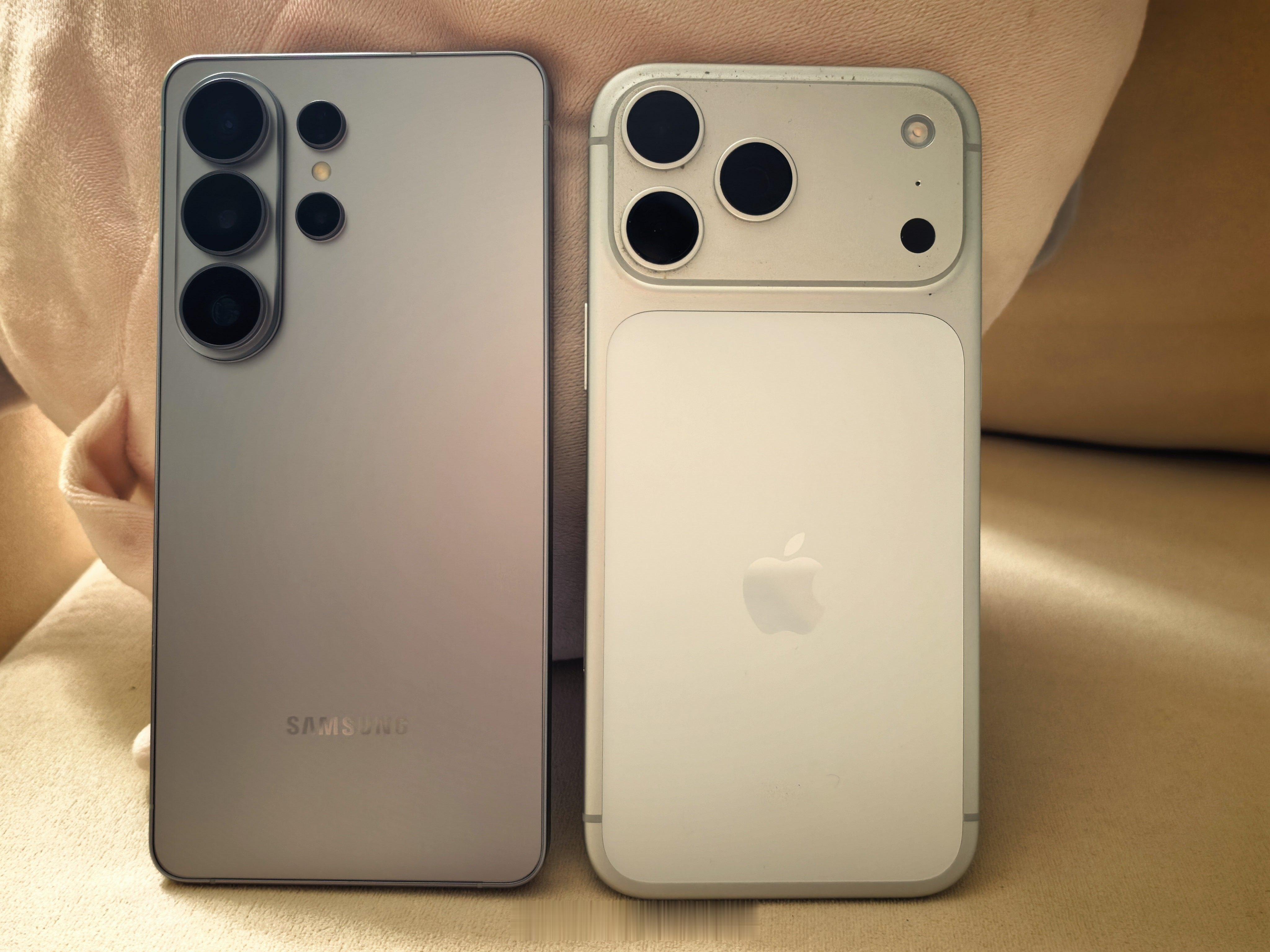 全球排名第一第二的手机品牌，就外观设计来看，你们觉得三星的好看还是苹果的更好看？