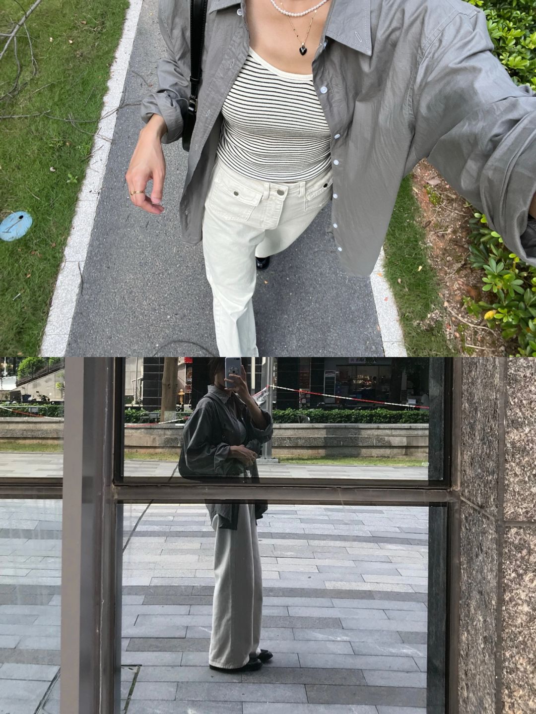 🥹终于买到版型好看的白色长裤！高妹放心入！