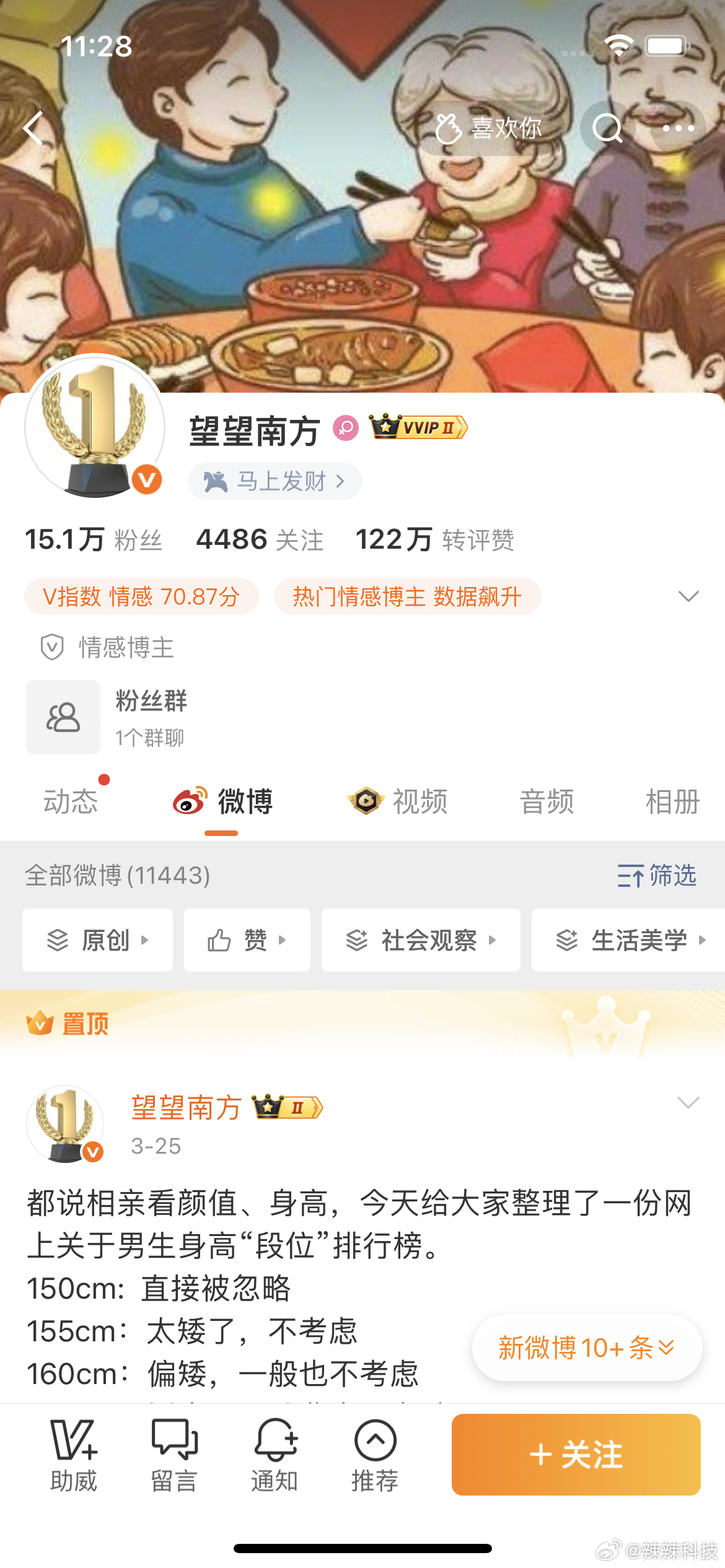 白 