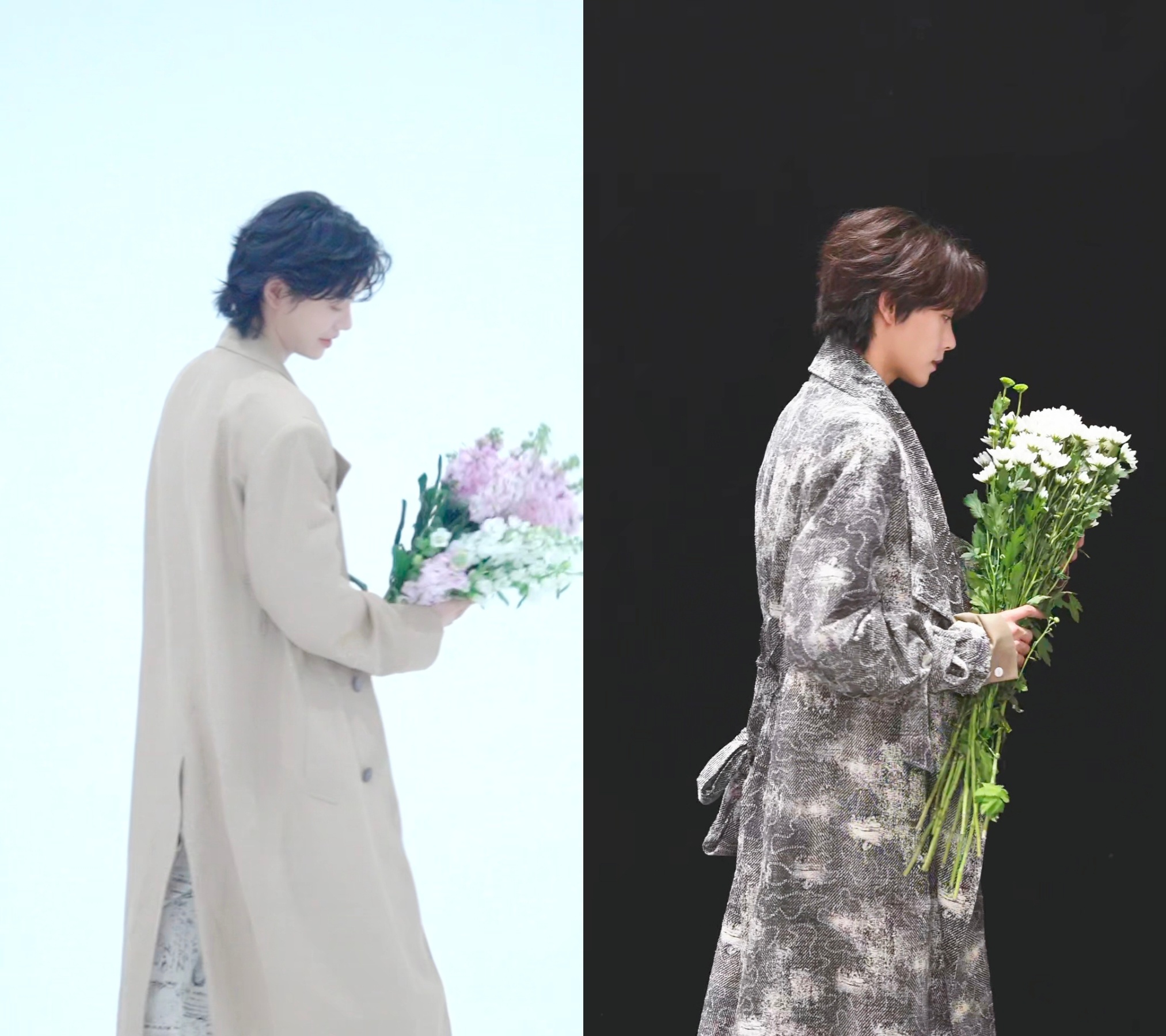 眼泪唰的一下出来了🥹🥹🥹一样的人儿却又不一样🥺“送你们花花是给你们的礼物