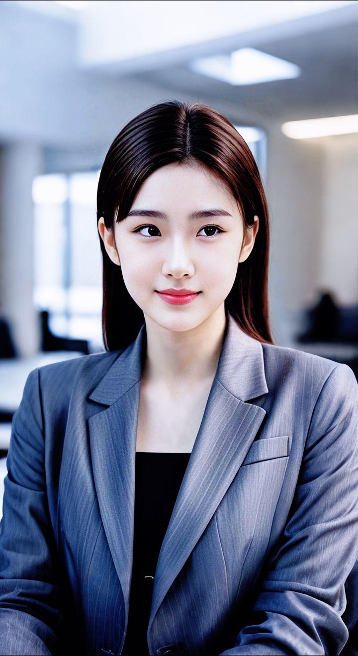 AI扩图 AI职场丽影