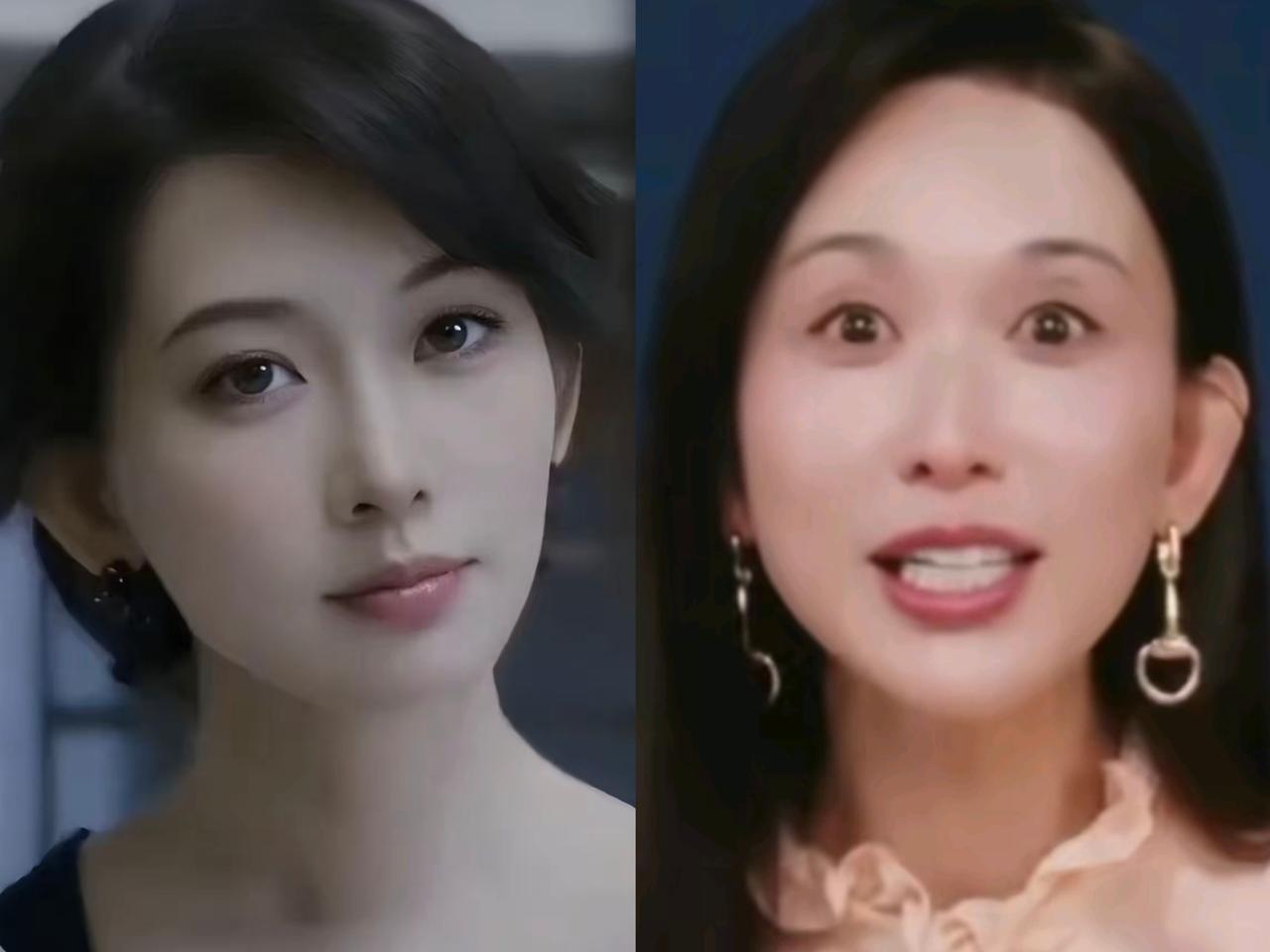不仅鼻子塌了、颧骨高了，
就连眼睛、和脸型都发生变化了，
可就算是这样，现在的林