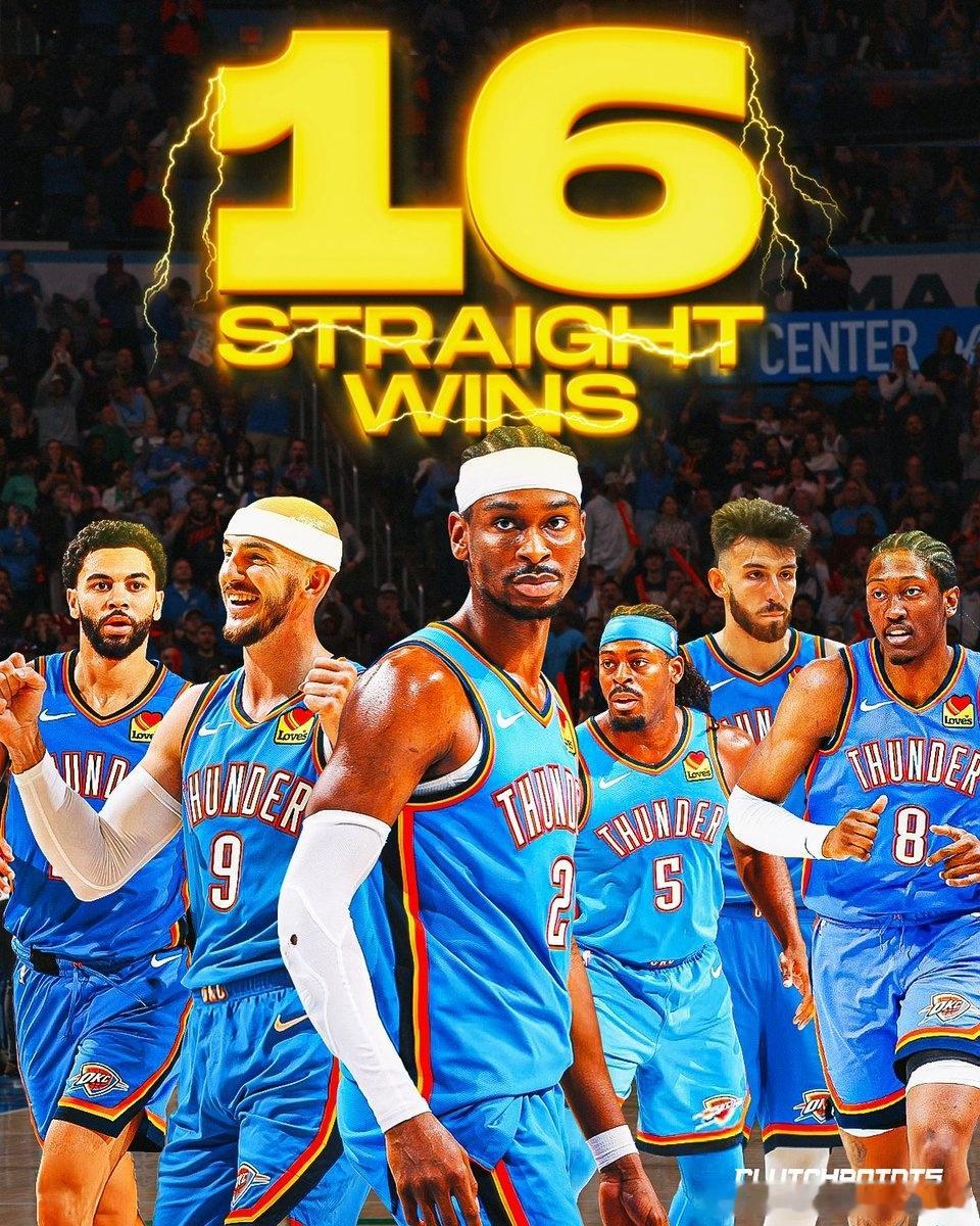 NBA 雷霆队晋级NBA总决赛半决赛！他们刚刚追平了2015-16赛季勇士队保持