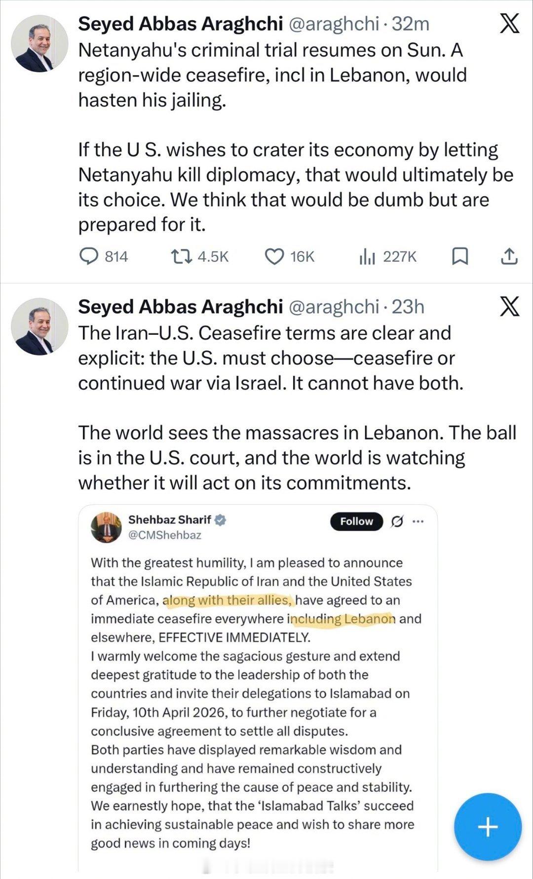 霍尔木兹海峡完全关闭最新消息：伊朗外交部副部长阿巴斯·阿拉格奇（Abbas Ar