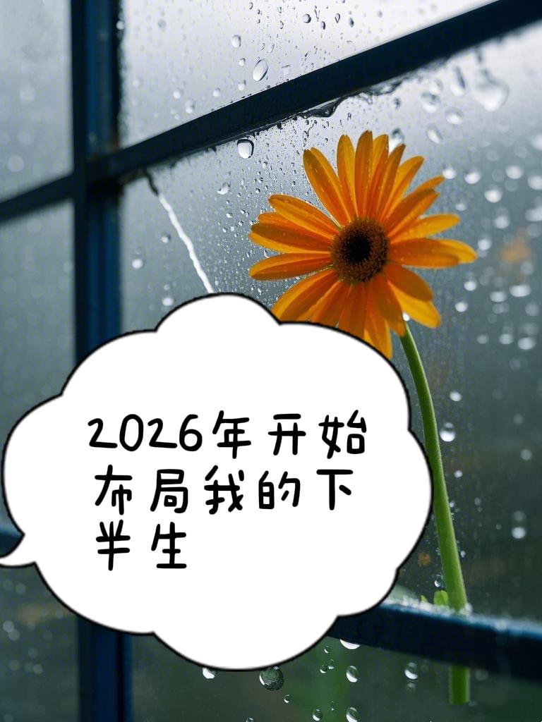 86年，40岁，开始布局我的 2026焦虑与清醒并存。
人不是老了才会死，是随时