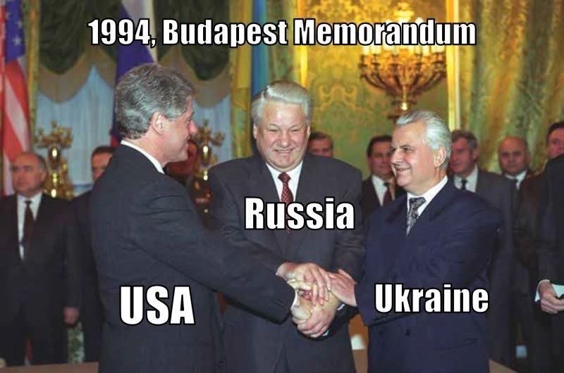 乌克兰UA  31年前的今天，乌克兰签署了《布达佩斯备忘录》。根据该协议，乌克兰