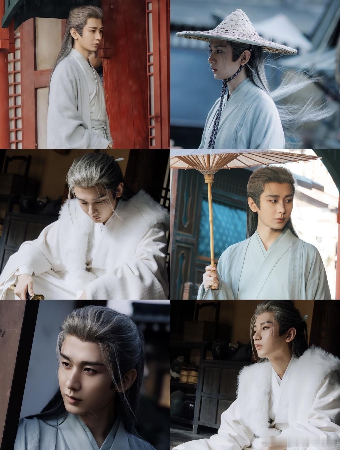 谢淮安染白发谁懂啊！谢淮安染白发也太绝了吧！帅得直戳心巴～ 这一路走过来真的不容