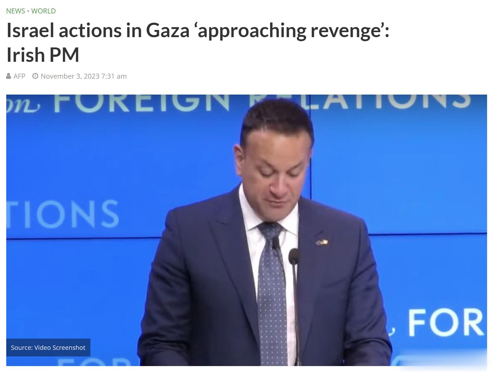 爱尔兰总理利奥·瓦拉德卡（Leo Varadkar）周五在对爱尔兰媒体的评论中表
