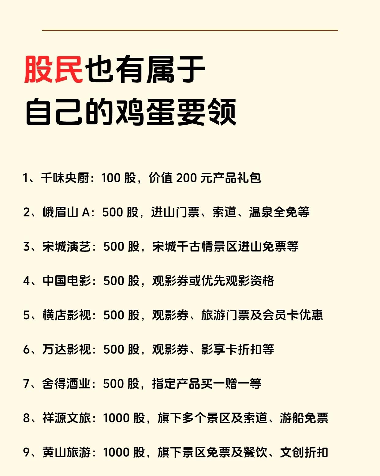 多家上市公司针对股东推出的差异化回馈福利，核心是通过“持股数量对应权益”或“全体