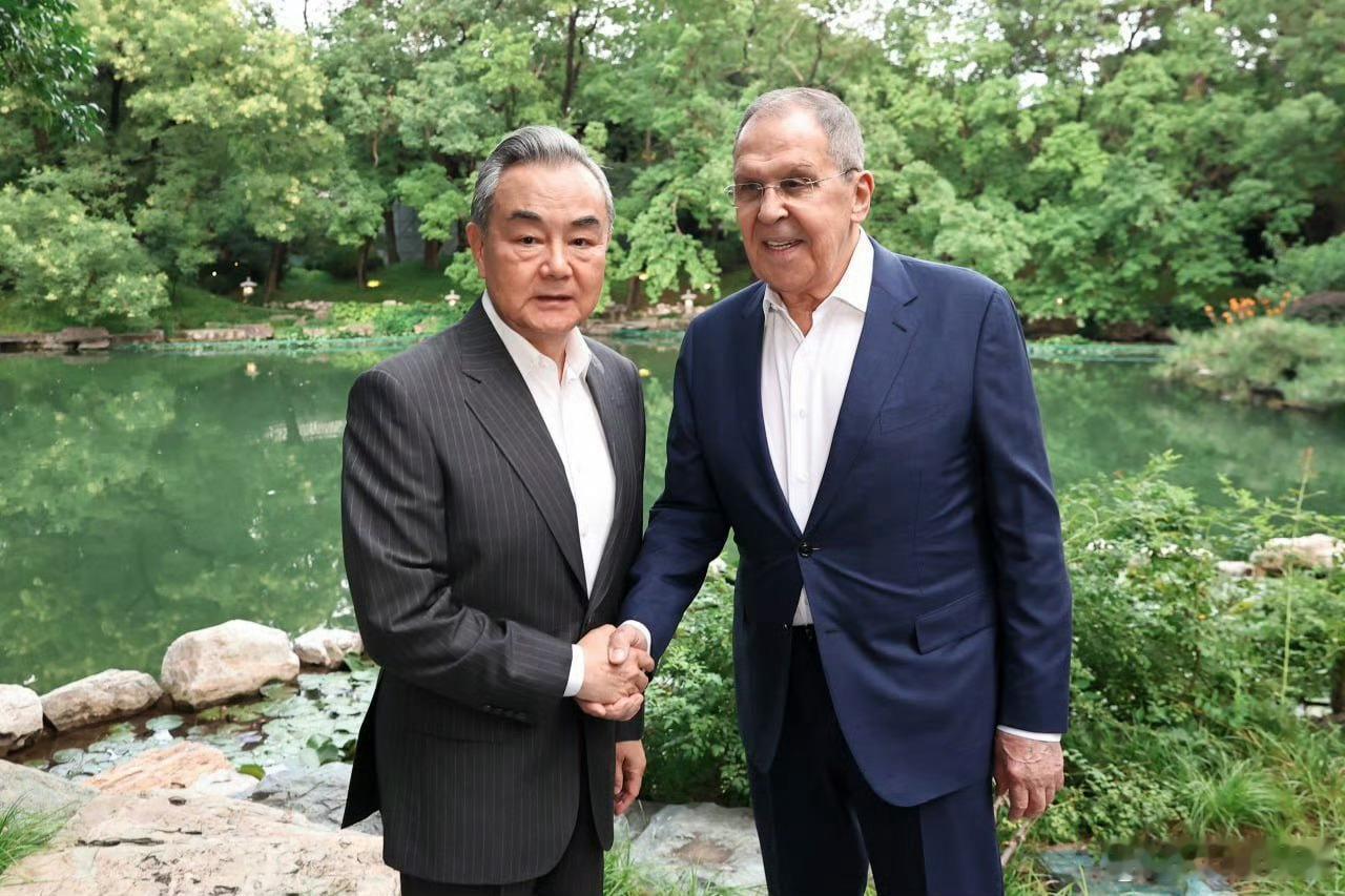 中俄外长会谈。 ​​​