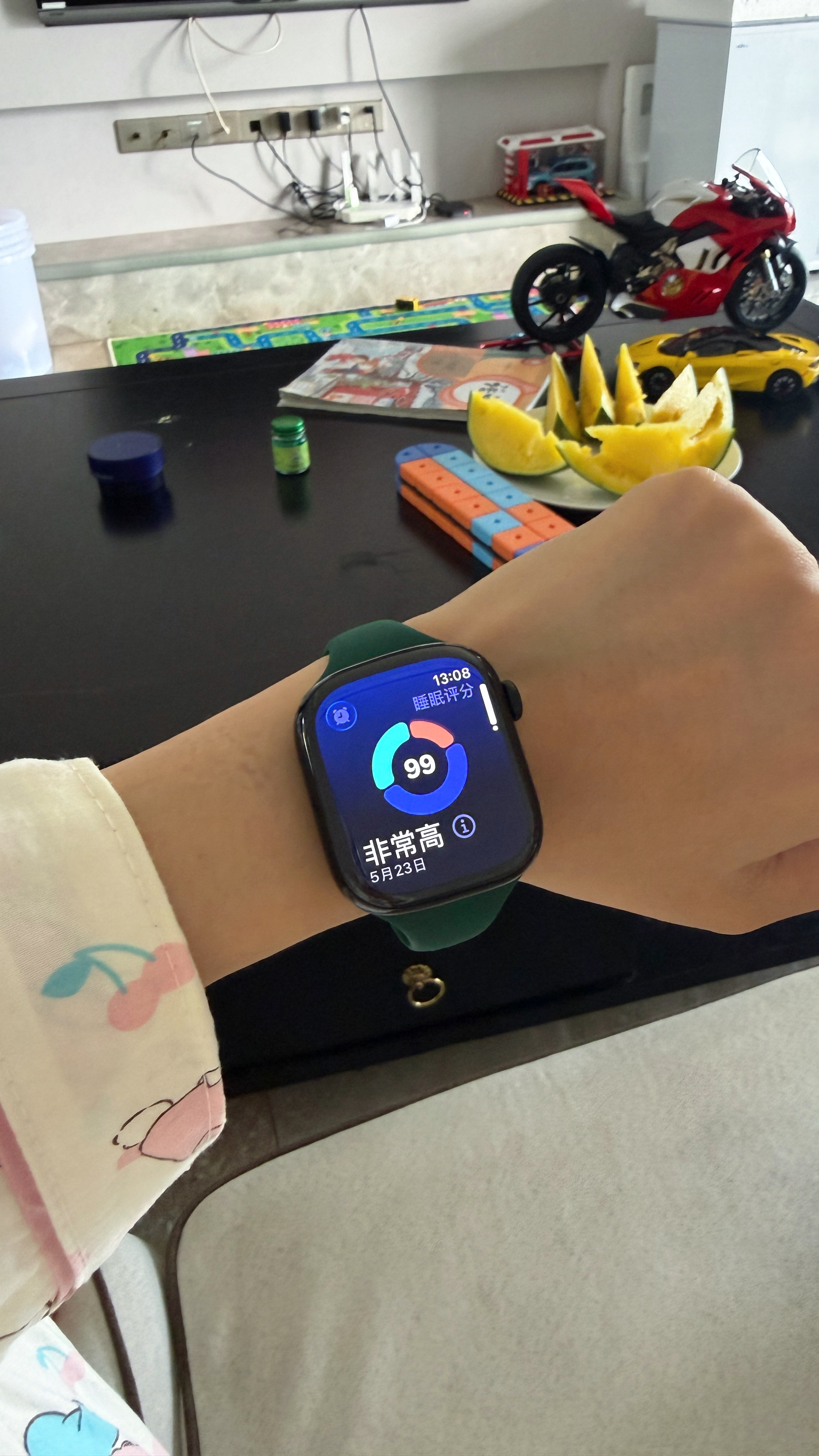 我昨晚的睡眠。 