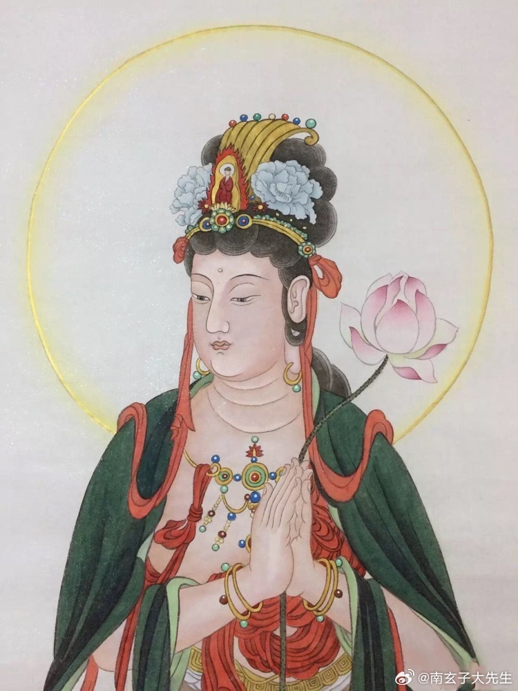 点·赞观音，开启好运一天。 