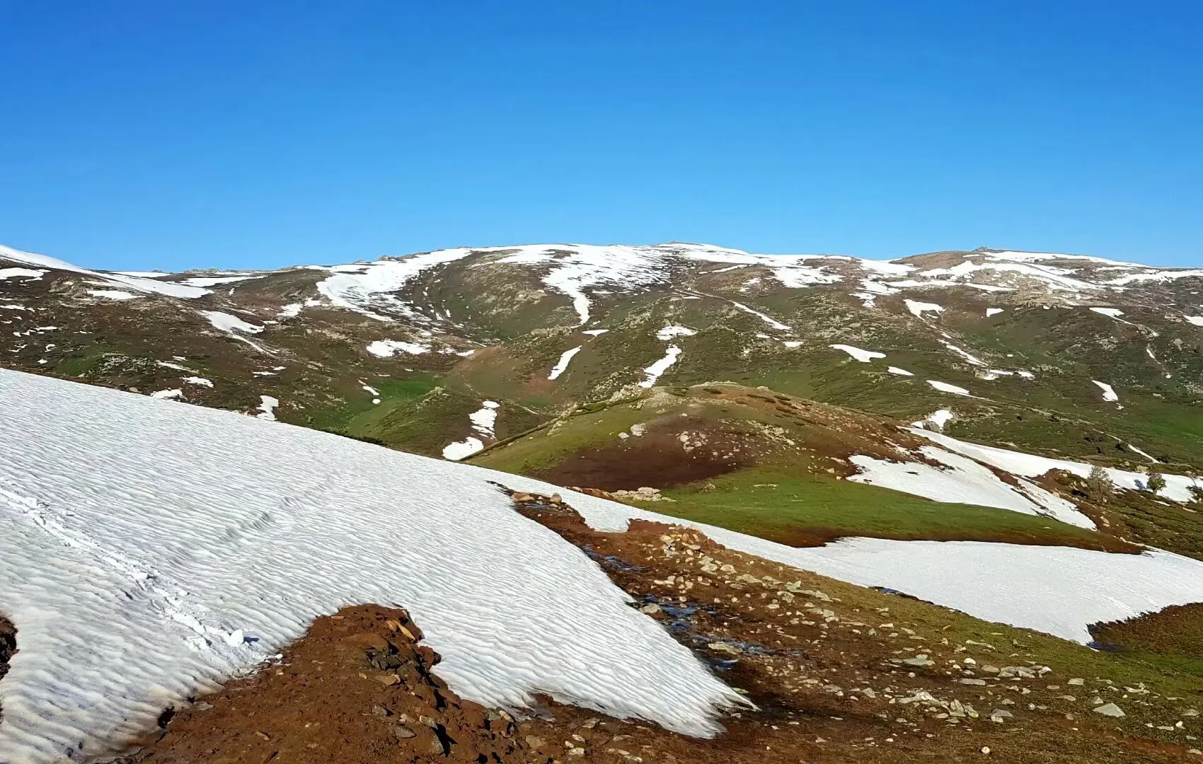 阿勒泰。新疆阿勒泰小东沟那片雪地上留下了我的足迹