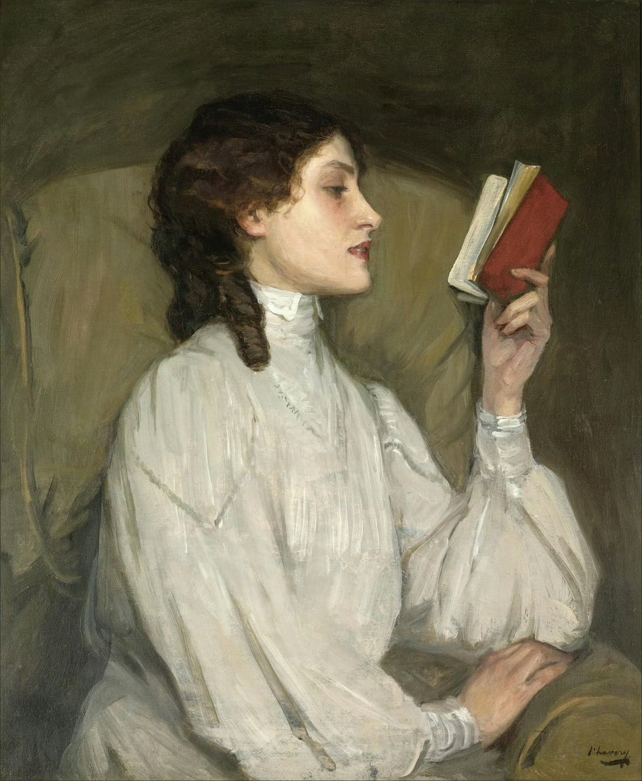 爱尔兰艺术家约翰·拉维里John Lavery (1856-1941) 的作品艺