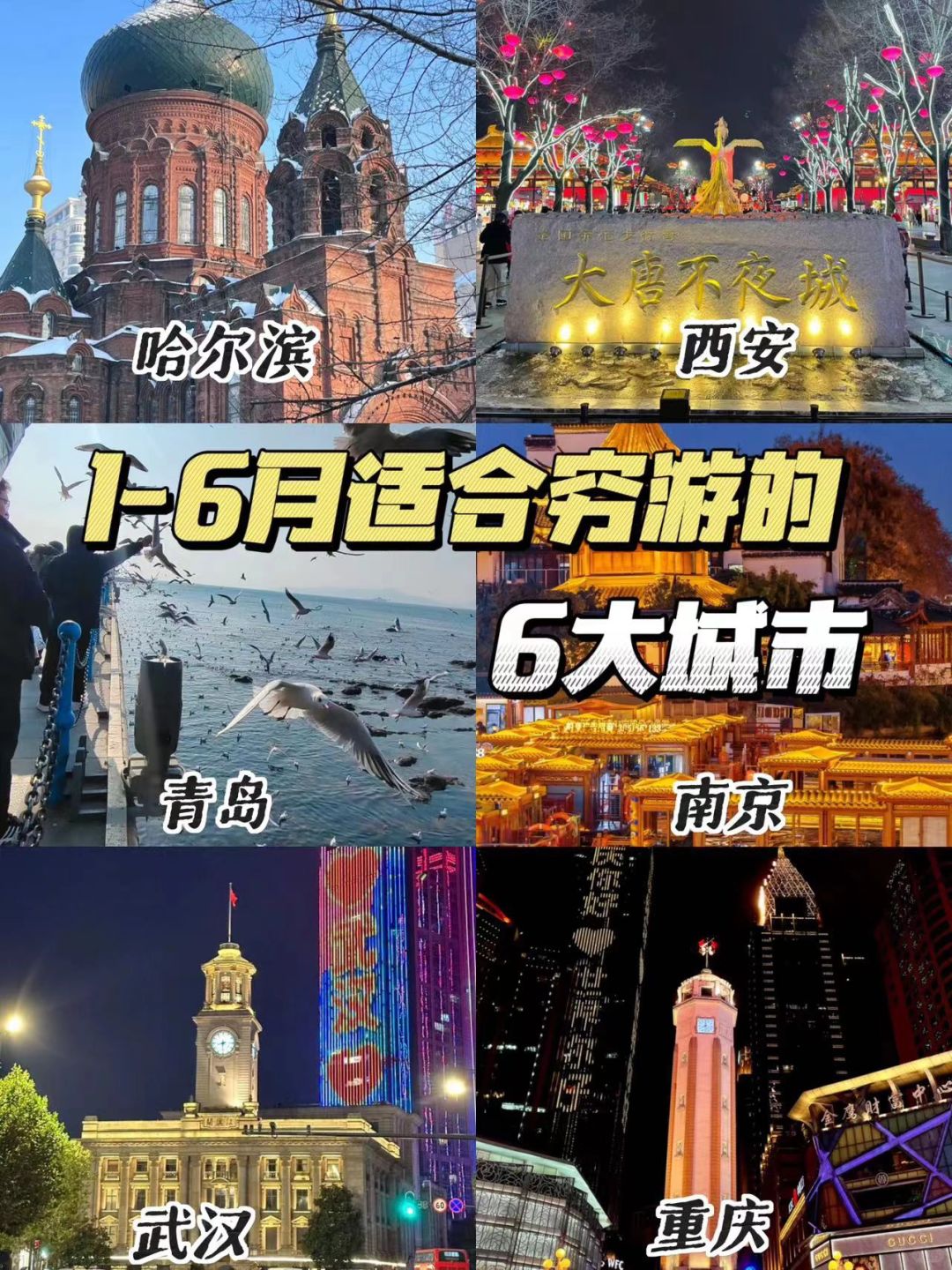 每月最佳旅游地合集💞穷游党/学生党🉑冲