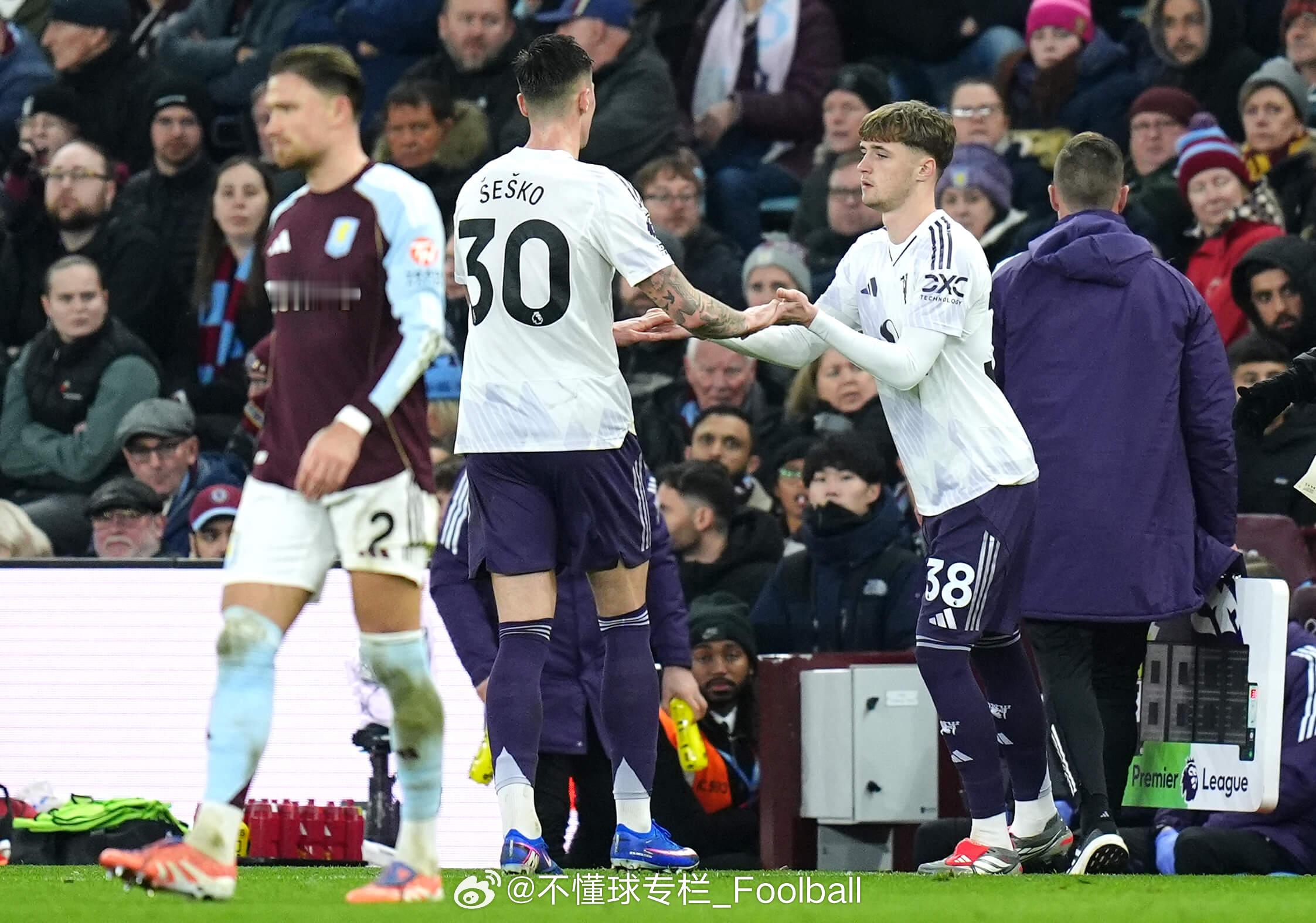 TA关于阿斯顿维拉2比1曼联 的赛后简报3：【曼联的年轻替补们表现如何？】在赛季