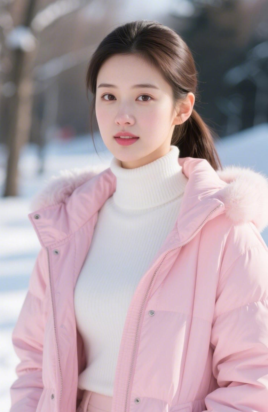 我喜欢冬天的阳光，更喜欢冬天的雪…
我就适合去北方！冬天想要的全部都有！而且还能