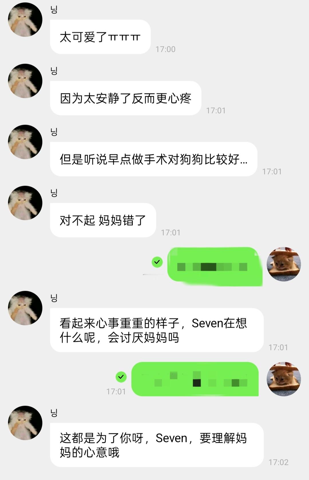我一想到小七一声不吭小宁在旁边苦口婆心地劝说要理解妈妈我就觉得很搞笑 ​​​