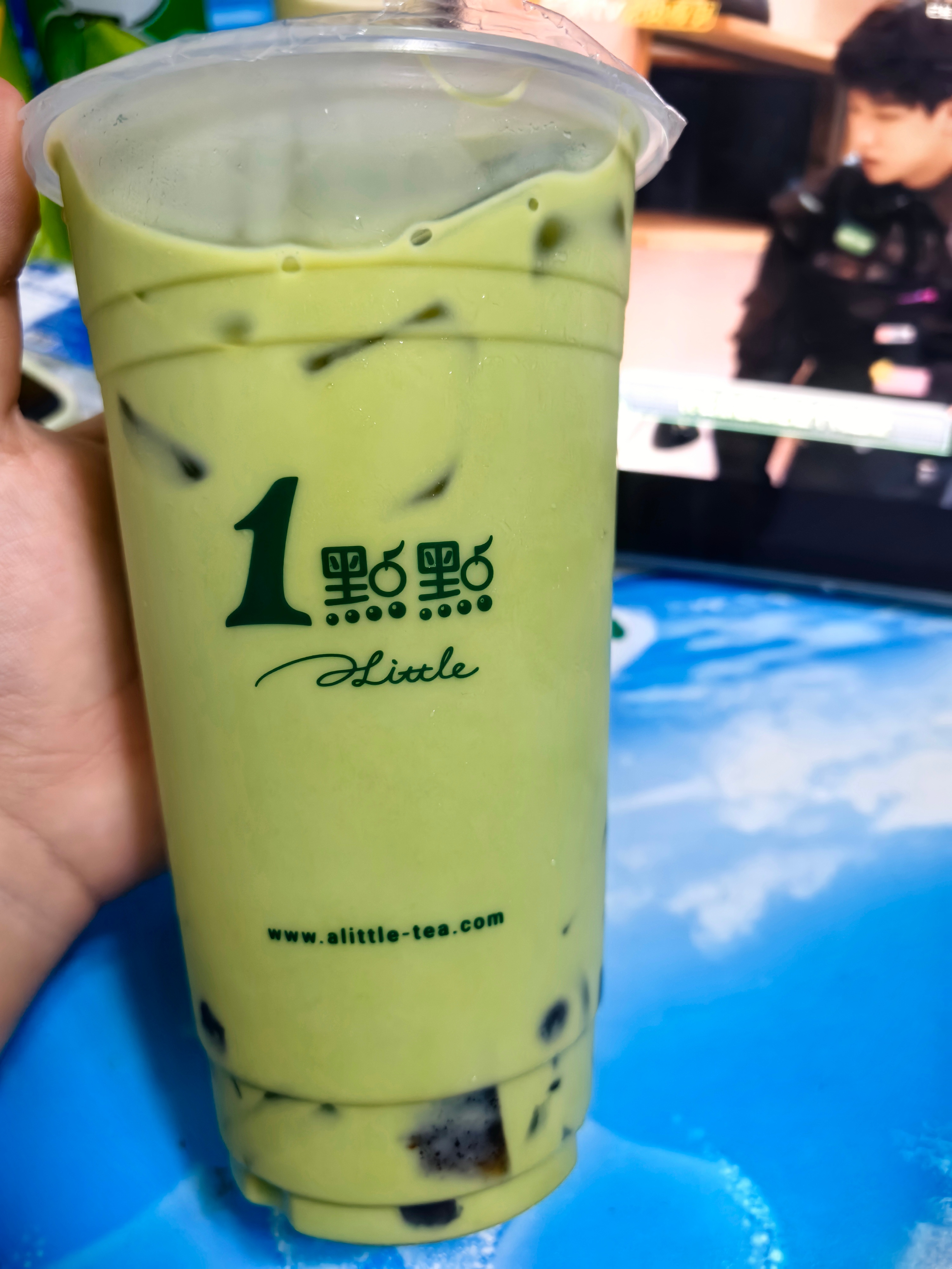 一点点抹茶奶茶给到一个夯 