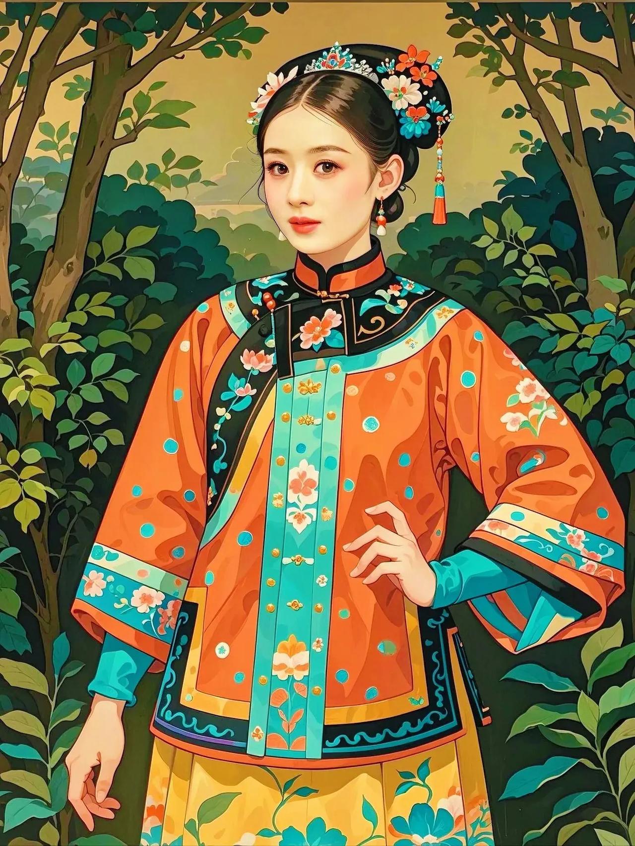 
荧幕之上展风华，
丽颖才情人人夸。
娇容恰似花绽放，
演技超凡绽奇葩。
眼眸灵
