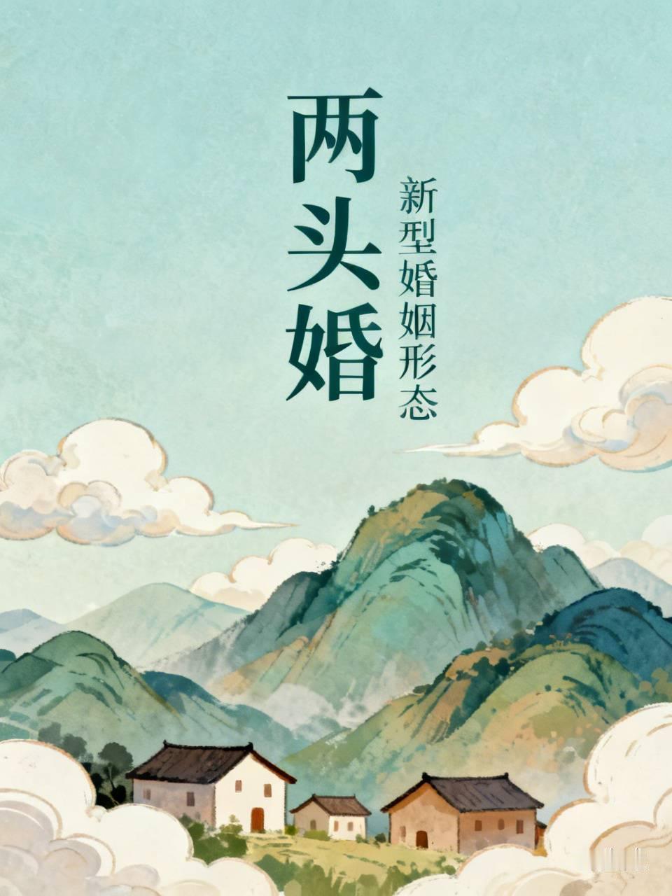 一种区别于传统嫁娶、入赘模式的新型婚姻形态“两头婚”，在江浙等南方经济发达地区悄