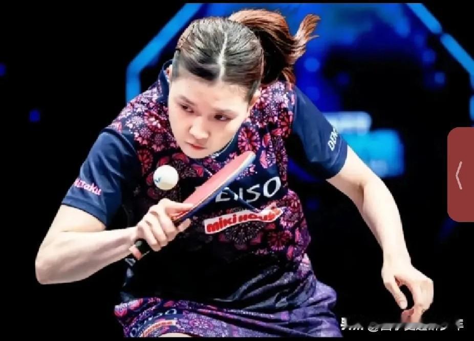 中国WTT北京大满贯女单日本名将桥本帆乃香，毫无悬念的击败了波多黎各以小钢炮著称