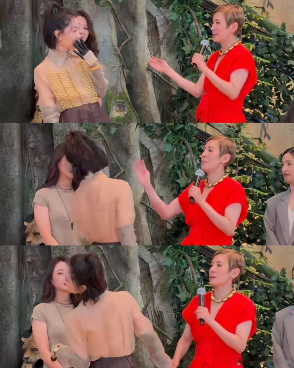 吴君如周冬雨看着日出演起来了花儿与少年吴君如和周冬雨这即兴演武侠打架的片段也太好