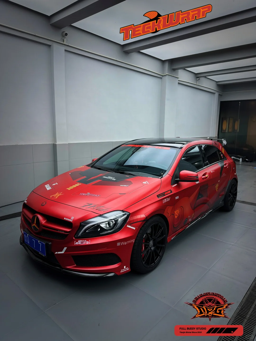 Amg A45红色有角三倍速 夏亚专属 亮个相吧