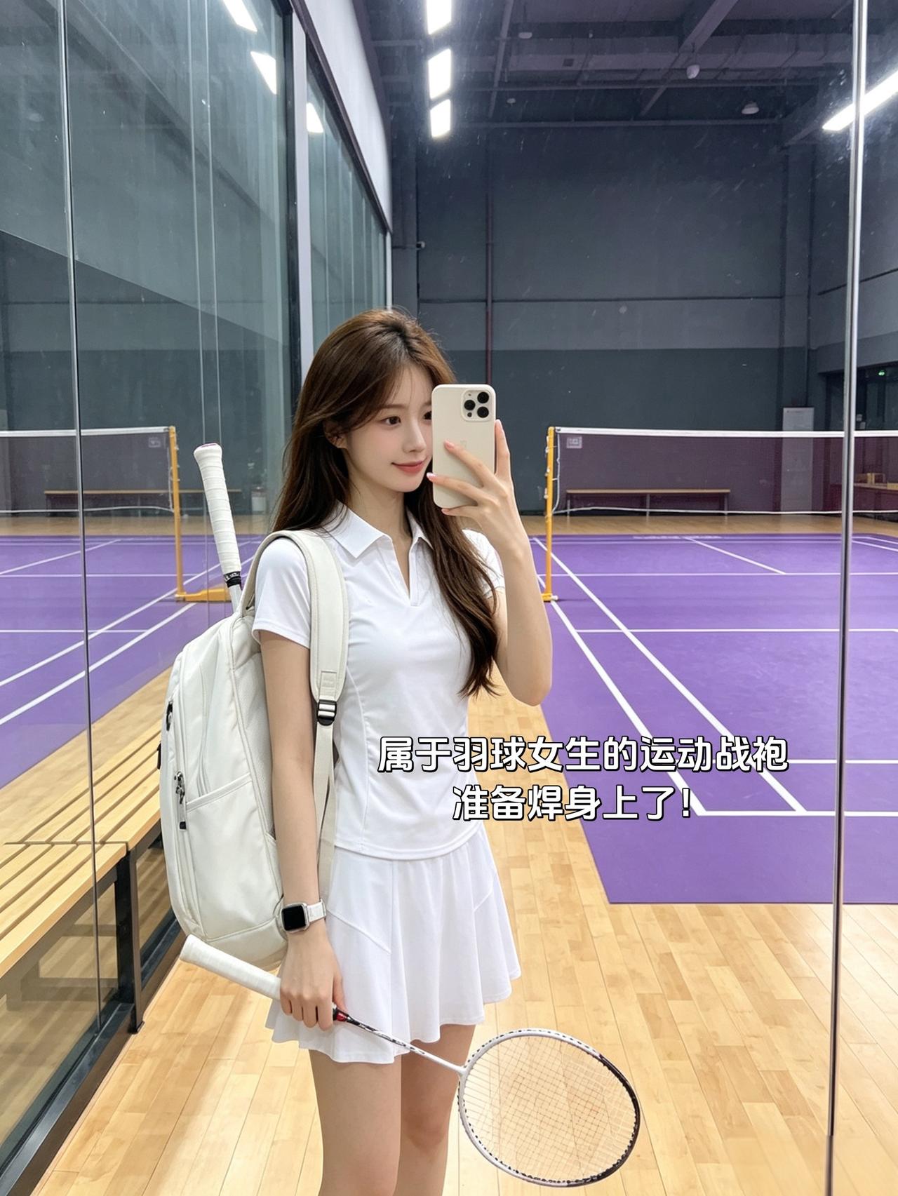 属于羽球女生的运动战袍
准备焊身上了！