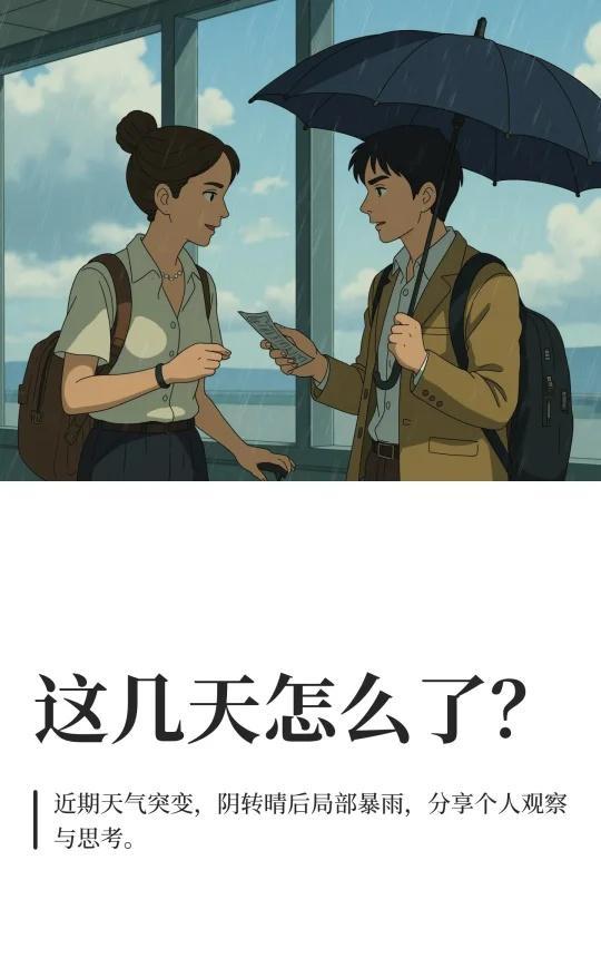 这几天怎么了？
这几天怎么了？