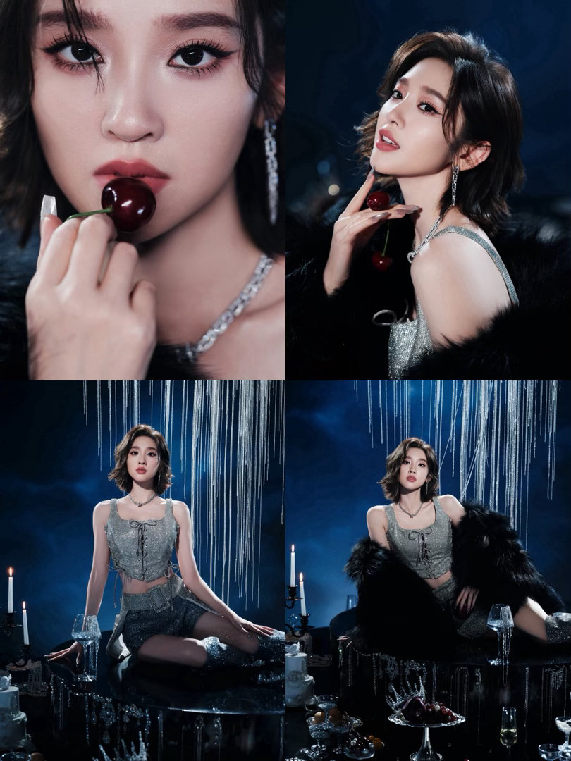 唐艺昕闪爆了唐艺昕美得眼前一晃又一亮唐艺昕浪姐初舞台女团风拉满！blingbli