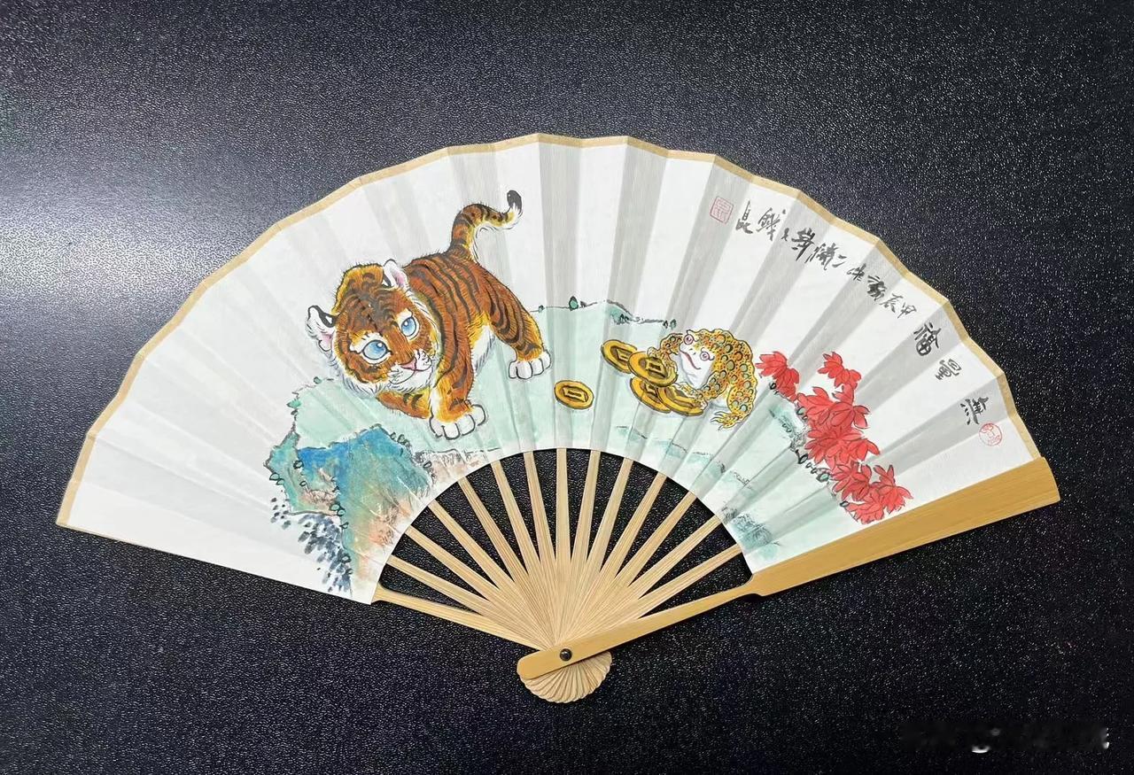 钱昆老师绘画作品欣赏
十二生肖之一一虎