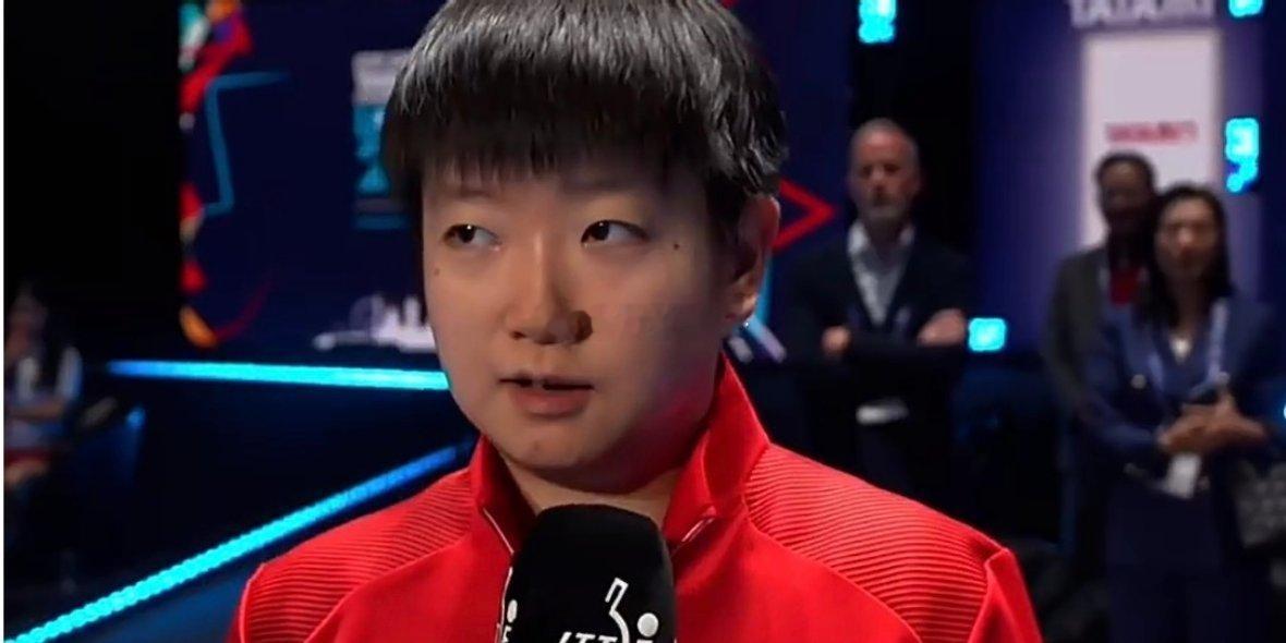 孙颖莎谈稳居女单世界第一的秘诀 以前总觉得“稳住”就是维持现状，看了孙颖莎谈世界