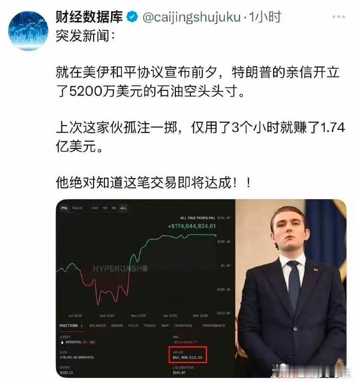 特特家族搞了几年，现在赚的脸都不要了。 掌握着绝对的消息来源毫无监督监管，随便玩