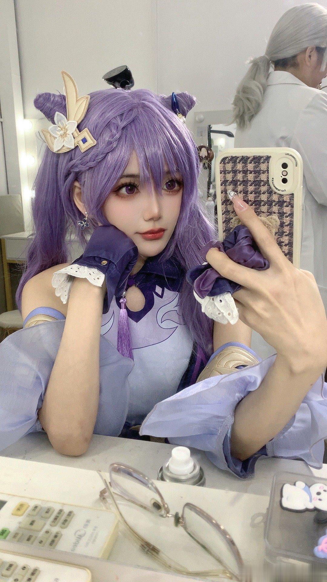 时隔两年的刻晴#突破次元壁##cosplay##原神枫丹##cos##刻晴# ​