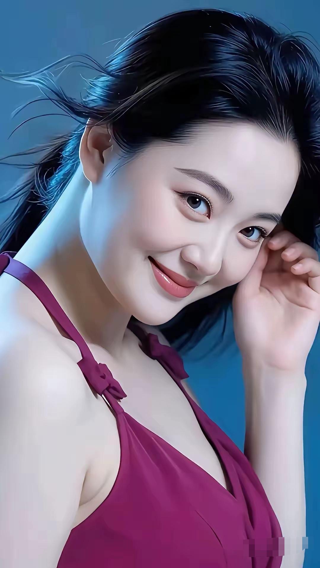 甜甜的笑，梦幻般的女神