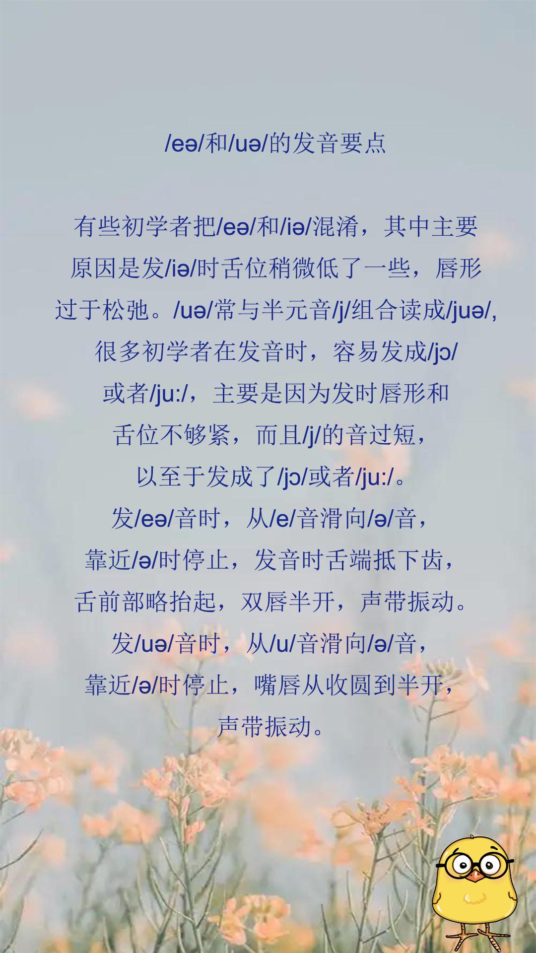 双元音/eə/和/uə/的发音要点#英语 #每天学习一点点 #音标