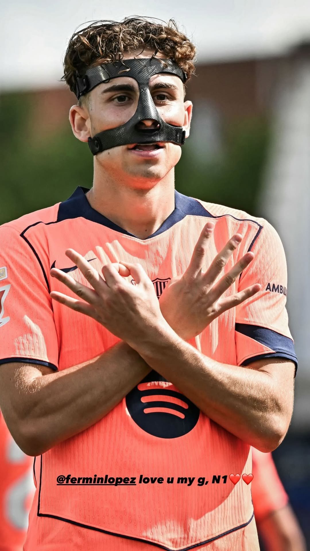 亚马尔ins story更新🆕感谢费尔明❤️💙至死不渝红蓝魂赫塔菲vs巴萨巴