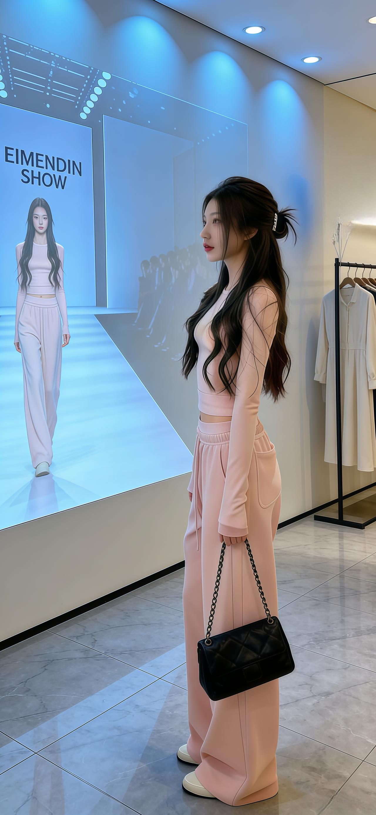 《粉调》纯欲穿搭 粉色系高级感穿搭第三视角ootd 显瘦显高显气质@抖加🔥上热