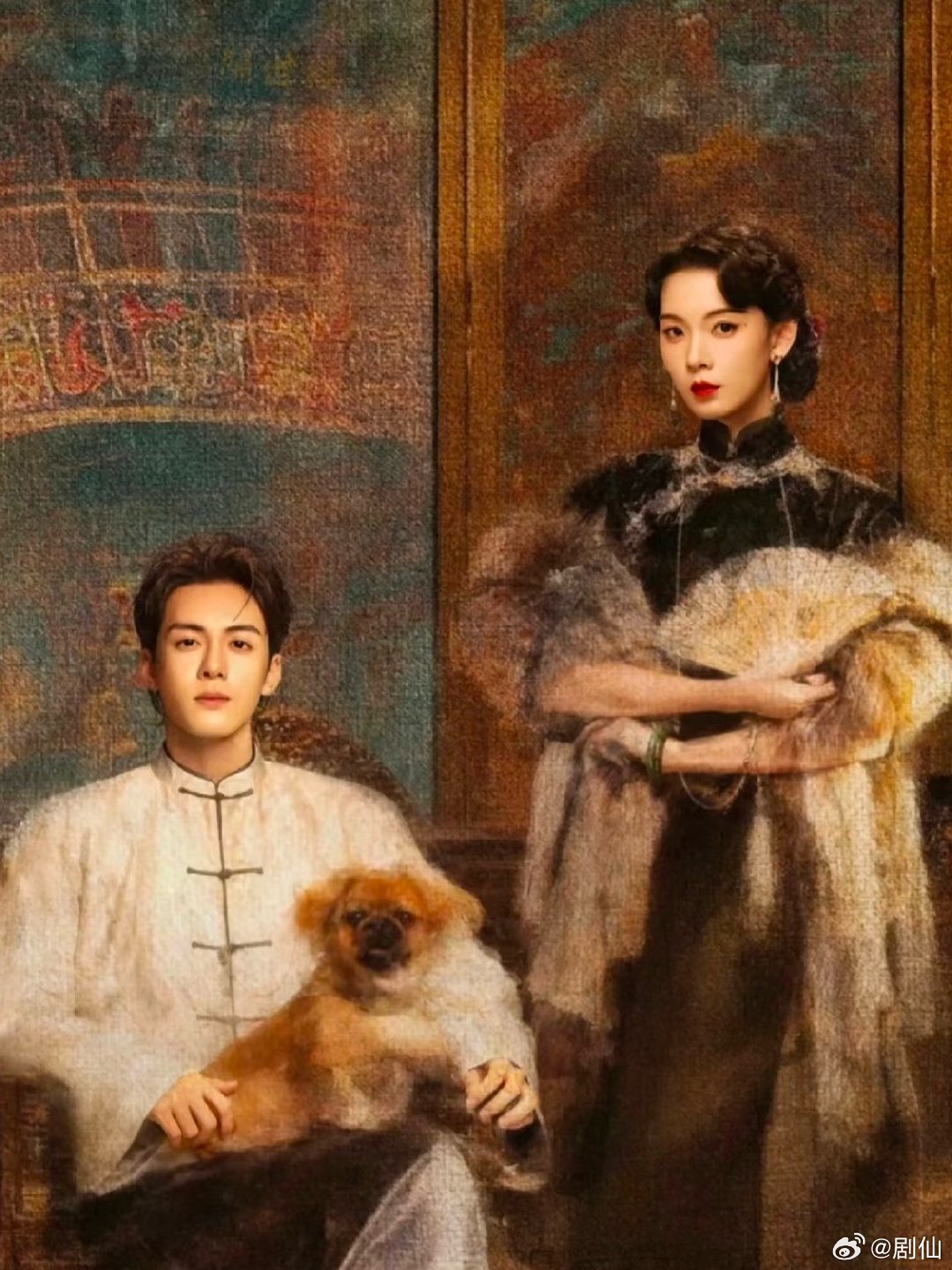 曾舜晞晒与陈瑶合照剧还没播我就磕的不行了，虽然知道是be，因为注定be 所以我更