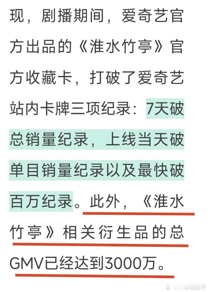 淮水竹亭衍生品已经卖了三千万＋了，🥝赚死了吧？ ​​​