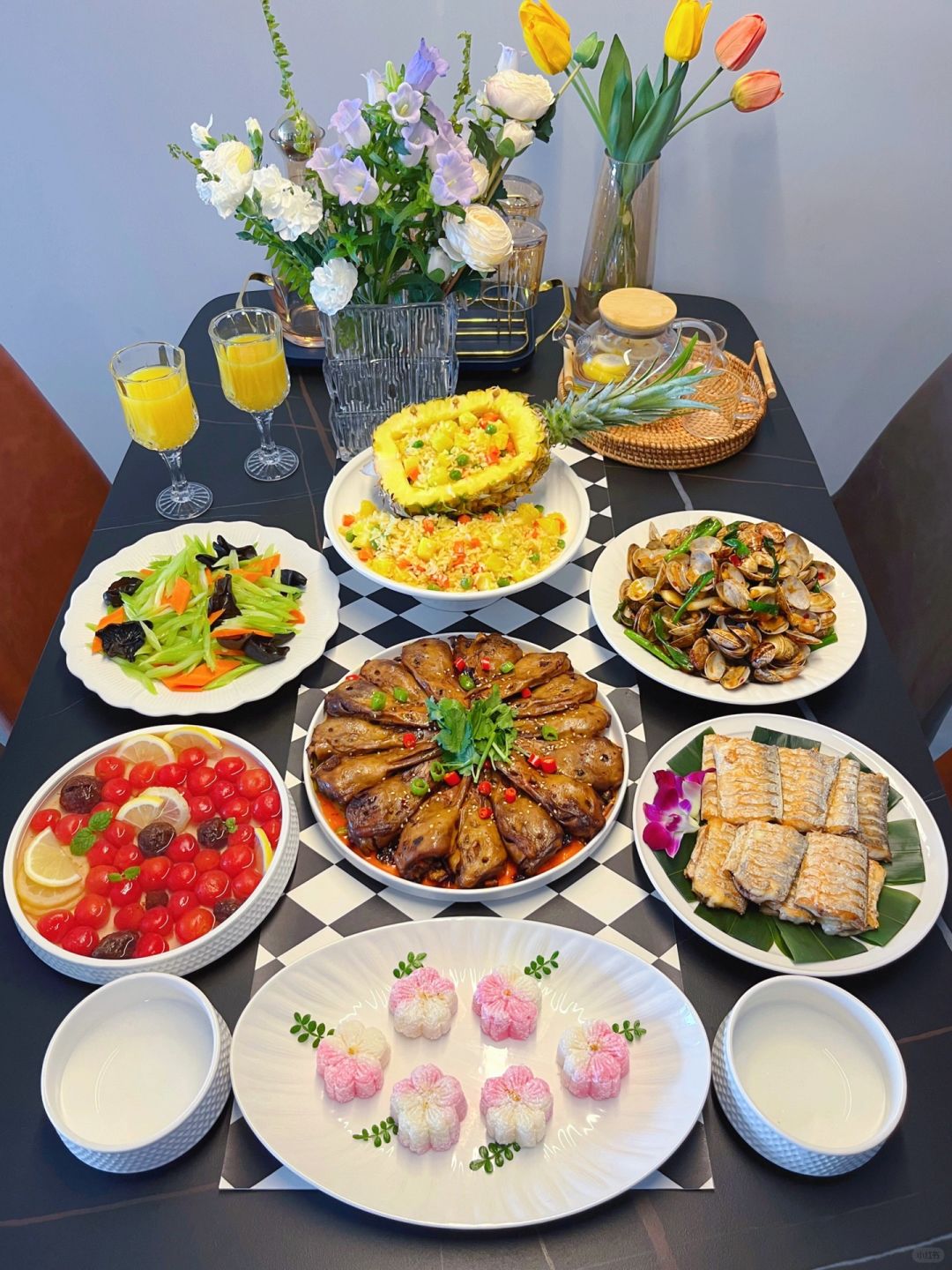 我做的家宴😭被朋友轮流夸一晚上！！！