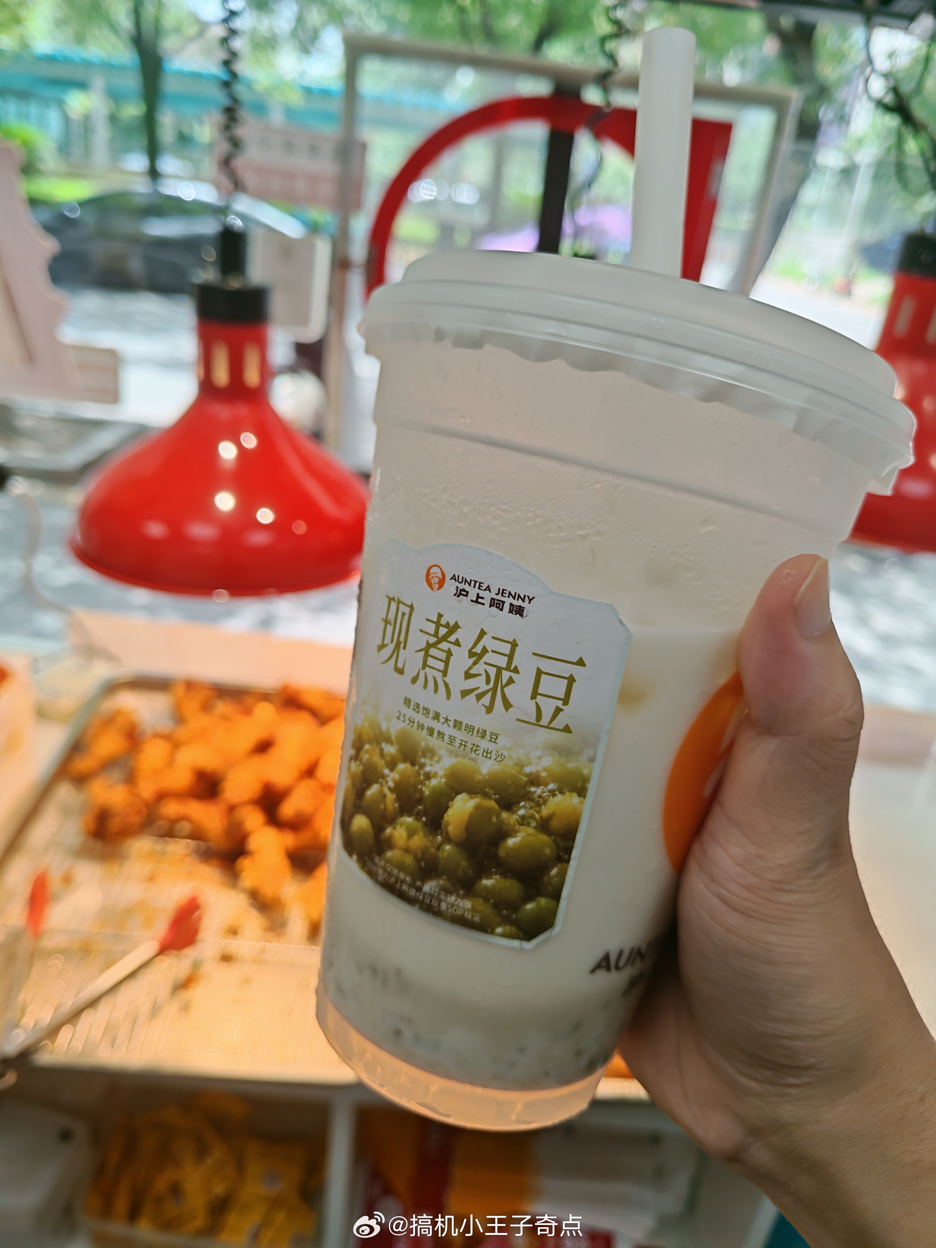 喝杯绿豆去去火今年阿姨的绿豆是门店现煮的 