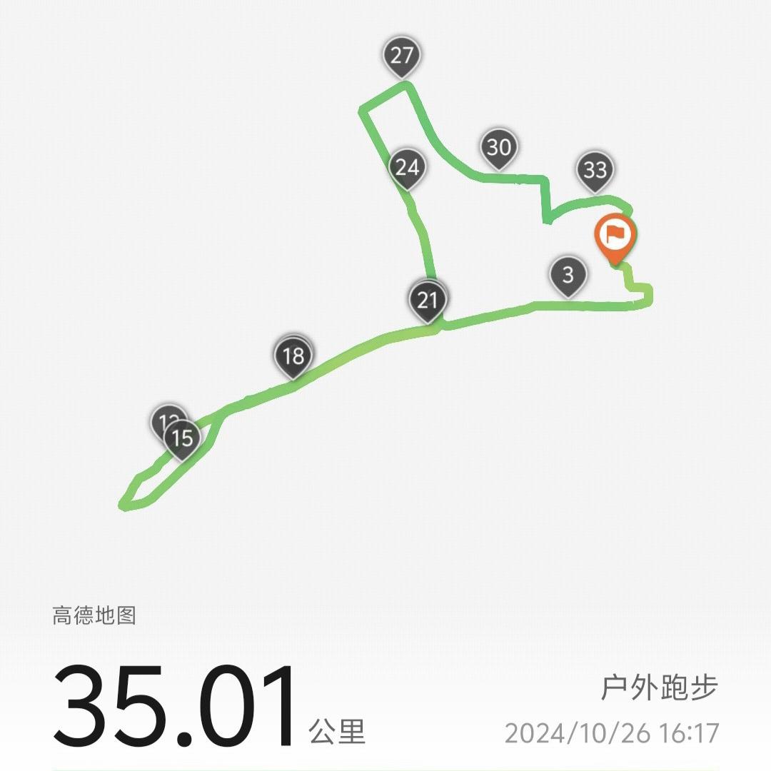 昨天傍晚拉了个35公里ksd