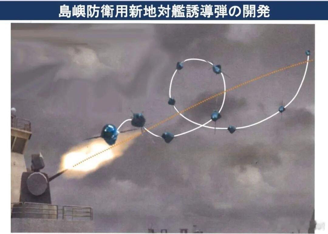 日本这波还是没被打服，要继续强强度他们最新发布的反舰导弹居然拿054B当靶标一个